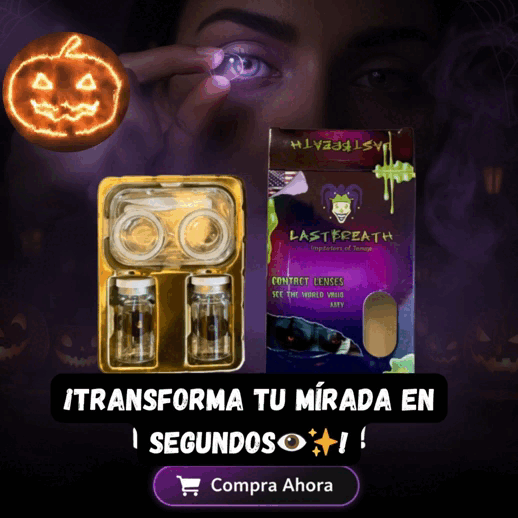 Kit Lentes Halloween + Estuche Premium 🎃👁 — Dale poder a tu disfraz con estilo y seguridad