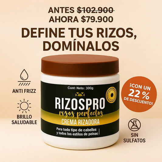 Rizos Pro® – Crema rizadora profesional para rizos definidos y sin frizz 💁♀️✨