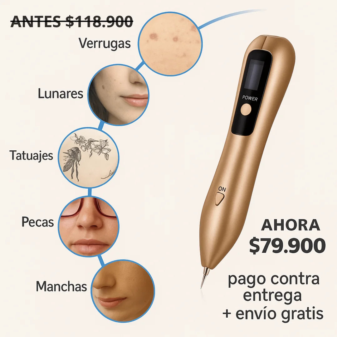 🔋 Cauterizador Recargable Quita Verrugas – ¡Di adiós a las imperfecciones desde casa! 👋