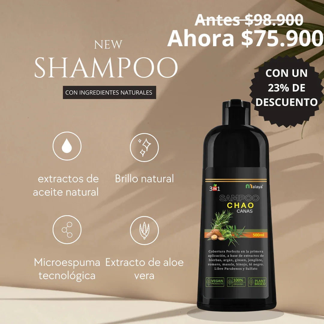 🧴Chao Canas – Renueva el color de tu cabello