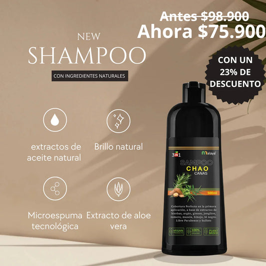 🧴Chao Canas – Renueva el color de tu cabello
