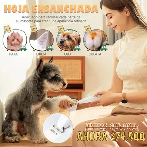 ✂️ Afeitadora para Mascotas – Corte Seguro, Preciso y Sin Estrés 🐾"