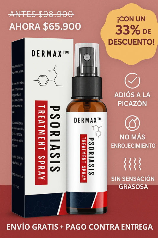 🌿 Alivio Natural y Rápido para la Psoriasis con Dermax®
