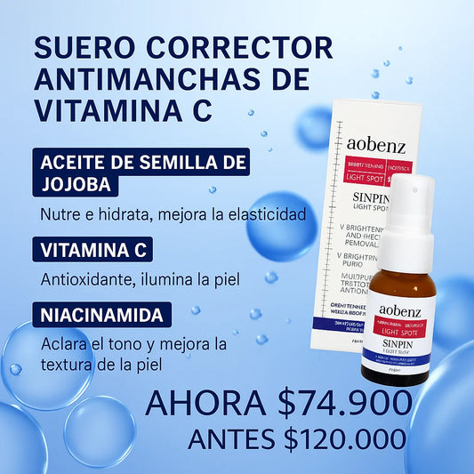 🌟 Aobenz: Suero Corrector Anti-Manchas
