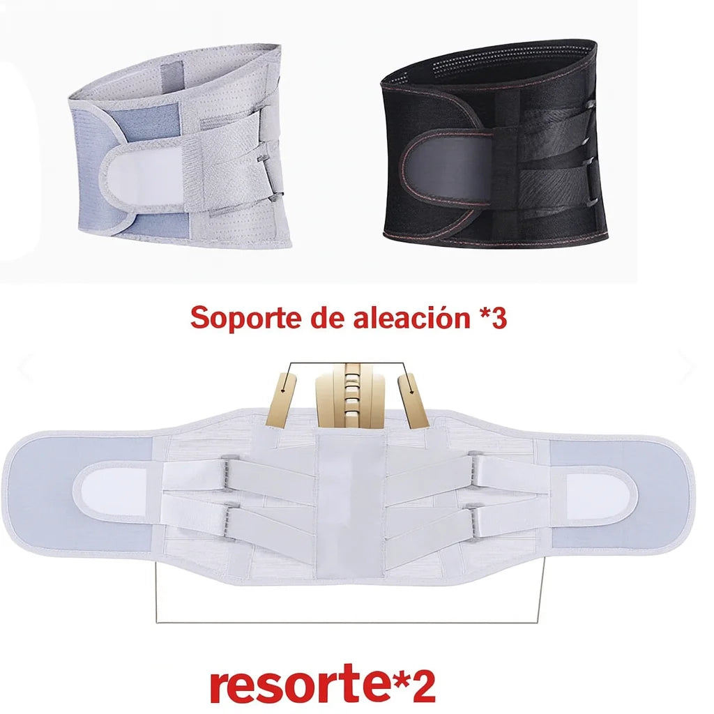 Faja Lumbar Pro-Soporte: Adiós al dolor, hola libertad de movimiento. ✨