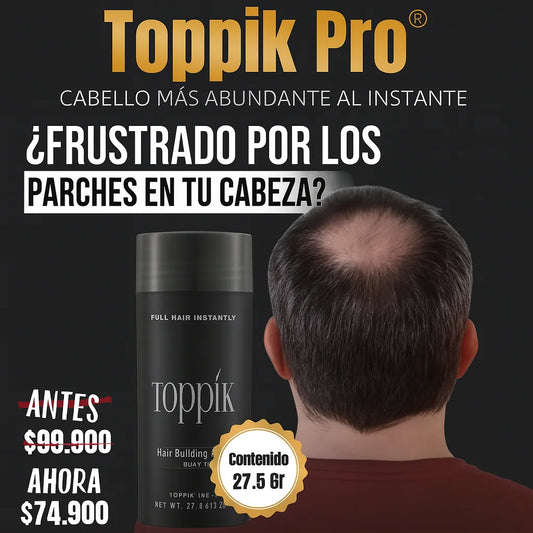 Toppik® Fibras Capilares – 💨 Cabello con más volumen en segundos