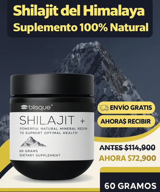 🔥Shilajit Original - Vitalidad, Potencia y Energía Masculina al 100%