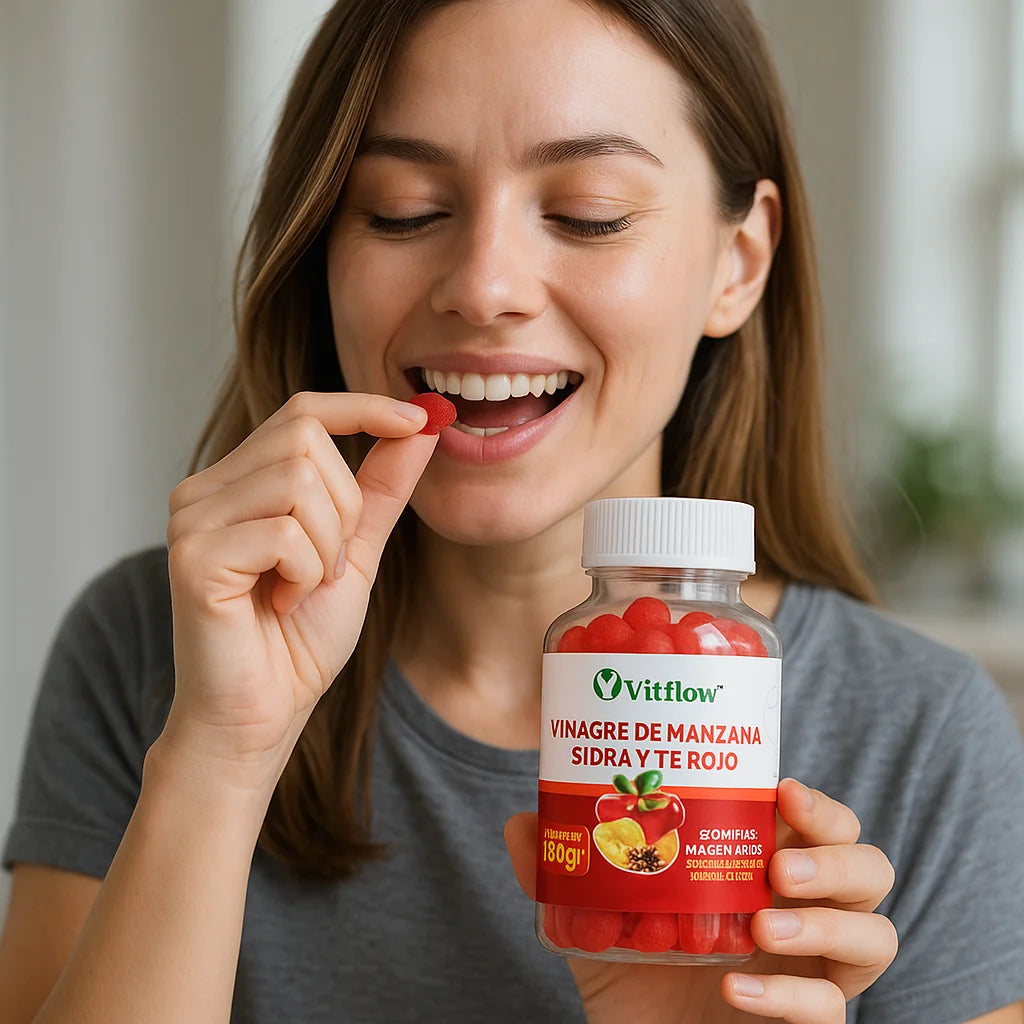 Gomitas de vinagre de manzana - 🍏 Salud, energía y digestión en una sola gomita.