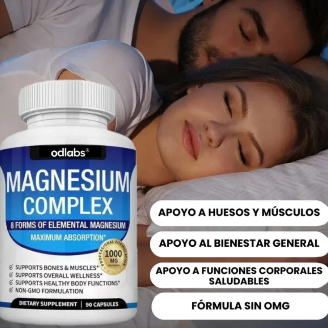 Magnesium Complex: Duerme Mejor, Relájate y Recupera tu Energía. 💪😴