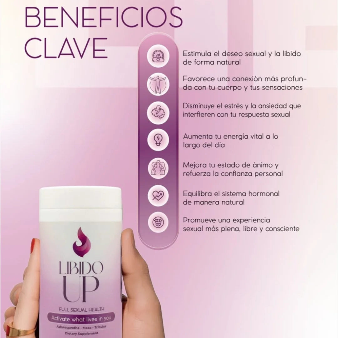 Libido Up – Revitaliza tu deseo femenino de forma natural.🌸