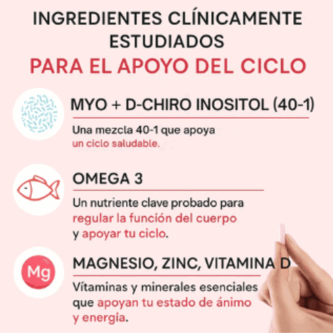 Recupera tu Equilibrio Hormonal con Inositol Multivitamínico Peach Perfect 🍑💊