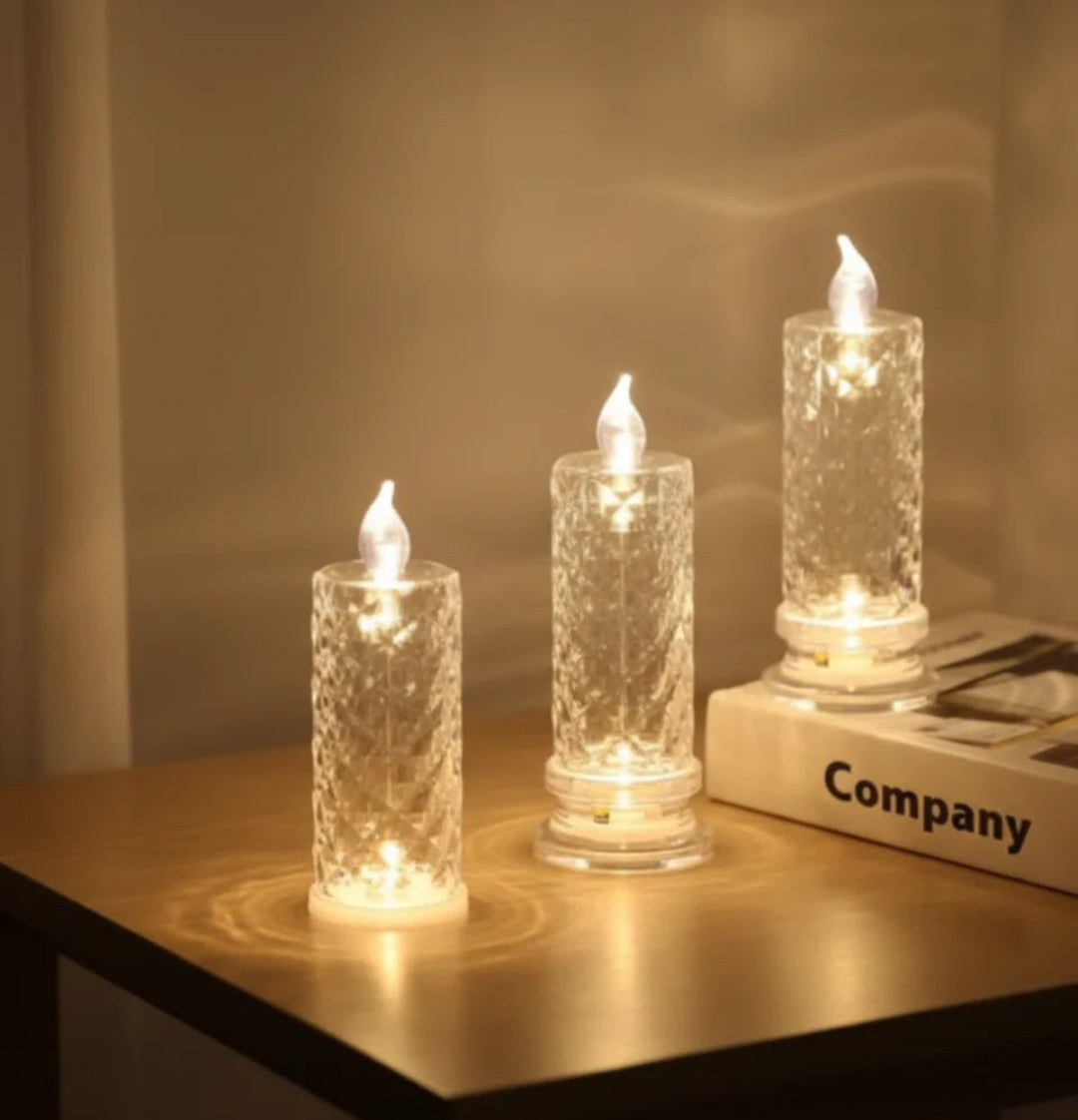Lámpara Vela LED — Ilumina tu hogar con calidez y sin riesgos 🔥✨