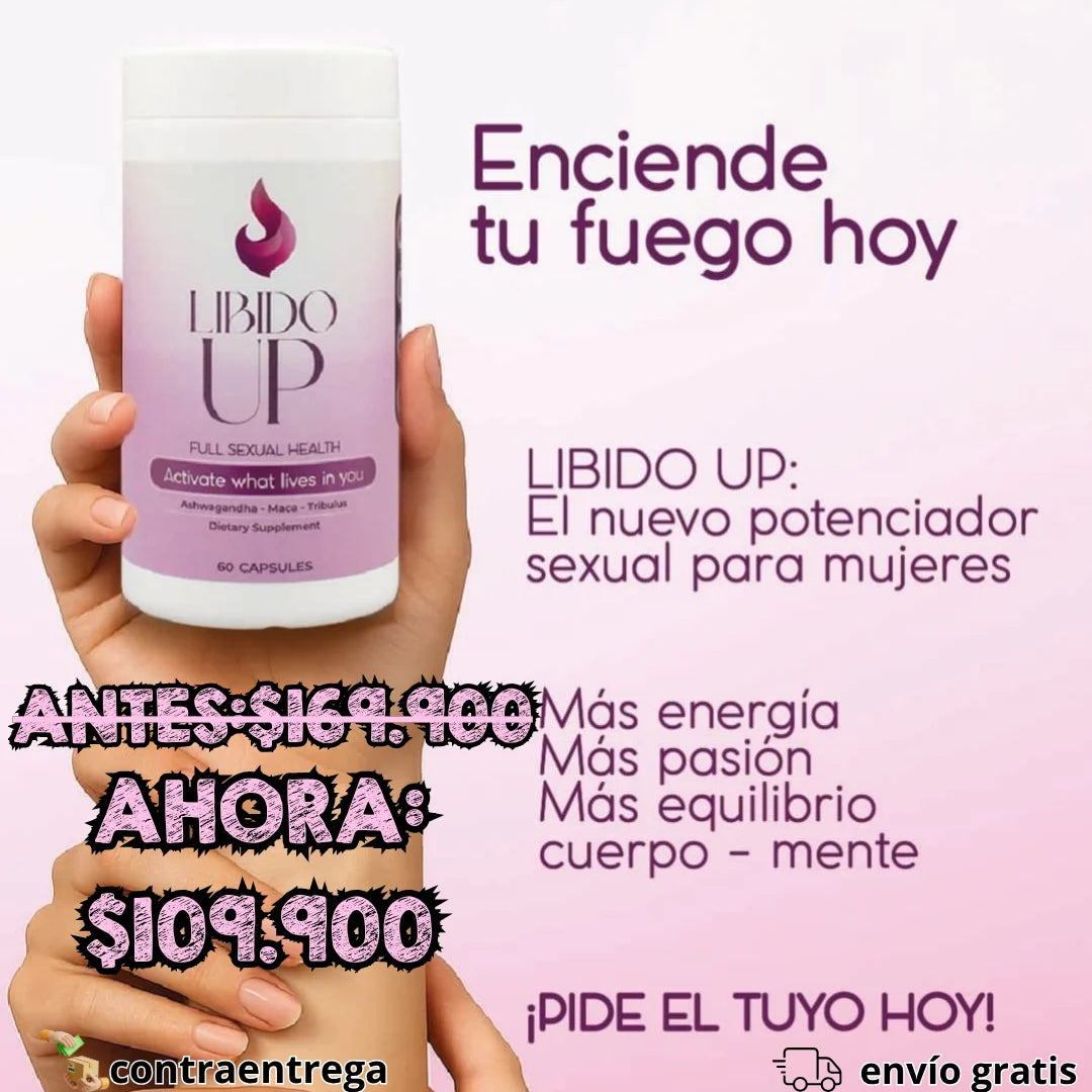 Libido Up – Revitaliza tu deseo femenino de forma natural.🌸