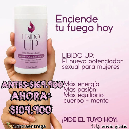 Libido Up – Revitaliza tu deseo femenino de forma natural.🌸
