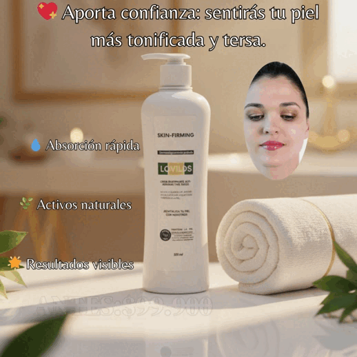✨ Crema Reafirmante Corporal lovilds — Recupera la firmeza y suavidad de tu piel día a día ✨