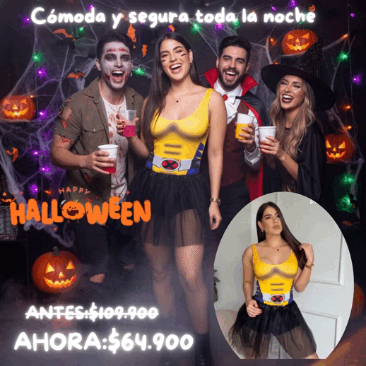 Body Halloween Individual 🎃✨ – ¡Sé el centro de todas las miradas!