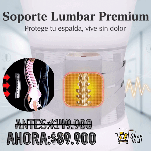 Faja Lumbar Pro-Soporte: Adiós al dolor, hola libertad de movimiento. ✨