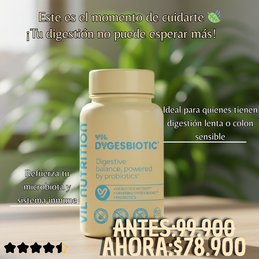 🌿 DYGESBIOTIC – Equilibra tu digestión y recupera tu bienestar desde adentro 💚