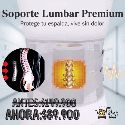 Faja Lumbar Pro-Soporte: Adiós al dolor, hola libertad de movimiento. ✨